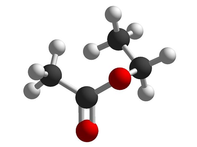 乙酸乙酯三维分子结构解析 从图像到化学本质